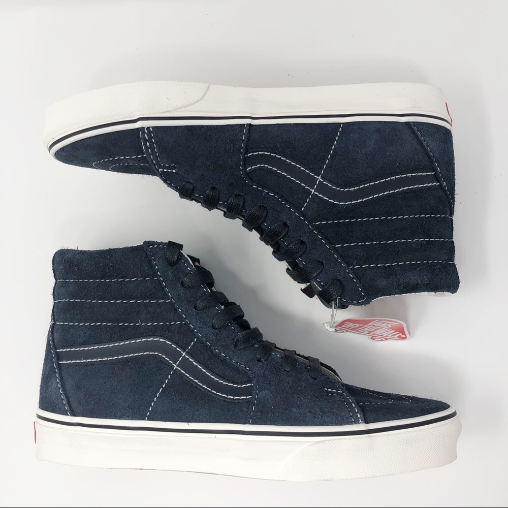 New Vans SK8-HI Hairy Suede Sky Captain